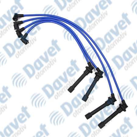 WORG HO-501 Buji Kablosu Takim Mavi Silikon 7mm Honda Accord V/Vi/Vii 2.0i-2.2i-2.3i Vtec Lpg`Li Araclara Ozel  ####